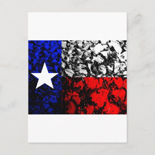 Texas-Flagge Postkarte (Vorderseite)