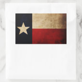 Texas-Flagge Rechteckiger Aufkleber (Tasche)