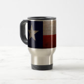 Texas-Flagge Reisebecher (Vorderseite Links)