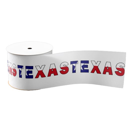 Texas-Flagge Ripsband (Spule)