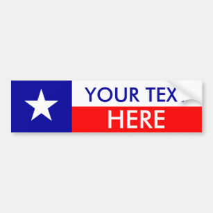 Texas-Flagge: Schaffen Sie Ihre Selbst Autoaufkleber