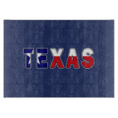 Texas-Flagge Schneidebrett (Vorderseite)