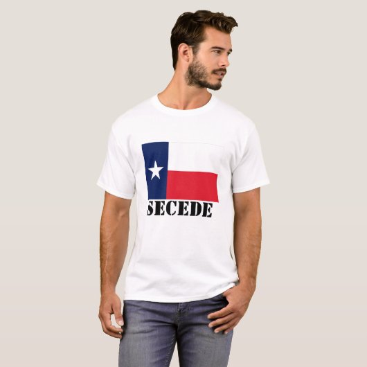 Texas-Flagge, SECEDE T-Shirt (Vorne ganz)