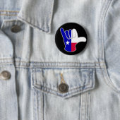 Texas flagge Shaka Button (Beispiel)