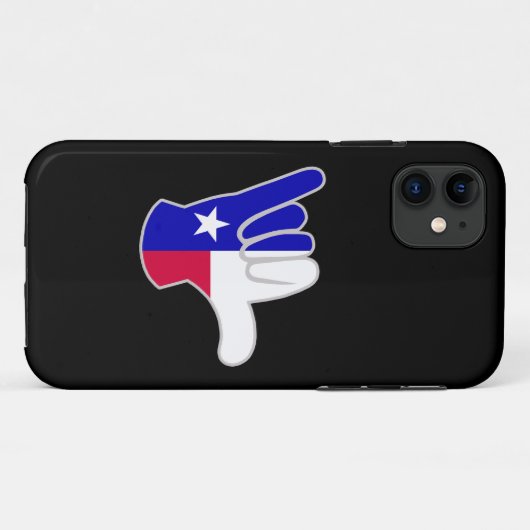 Texas flagge Shaka Case-Mate iPhone Hülle (Rückseite (Horizontal))
