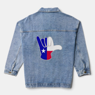 Texas flagge Shaka Jeansjacke