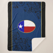 Texas-Flagge Sherpadecke (Vorderseite)