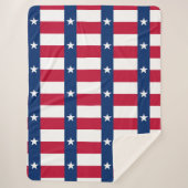 Texas-Flagge Sherpadecke (Vorderseite)