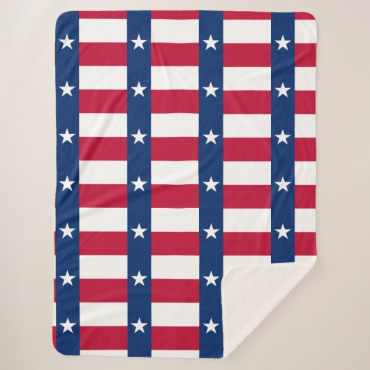 Texas-Flagge Sherpadecke (Vorderseite)