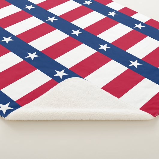 Texas-Flagge Sherpadecke (3/4)