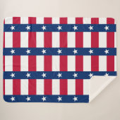 Texas-Flagge Sherpadecke (Vorderseite (Horizontal))