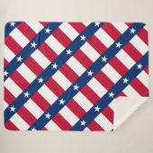 Texas-Flagge Sherpadecke (Vorderseite (Horizontal))