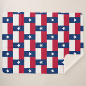 Texas-Flagge Sherpadecke (Vorderseite (Horizontal))