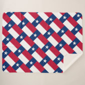 Texas-Flagge Sherpadecke (Vorderseite (Horizontal))