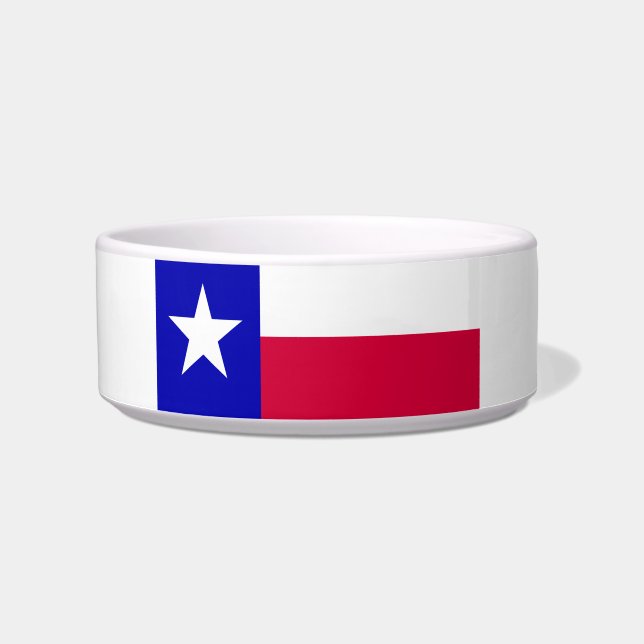 Texas-Flagge-Siegel Napf (Vorderseite)