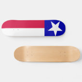 Texas-Flagge Skateboard (Horizontal)