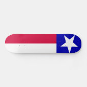 Texas-Flagge Skateboard (Horizontal)