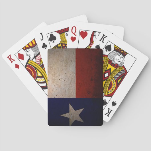 Texas-Flagge Spielkarten (Rückseite)