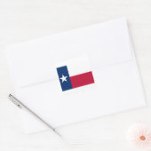 Texas-Flagge - Stolz auf Texas Quadratischer Aufkleber (Umschlag)