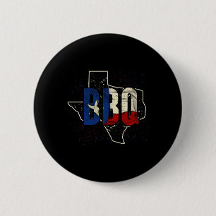 Texas-Flagge Stolzes amerikanisches Geschenk Bbq T Button