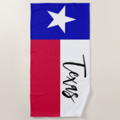 Texas-Flagge Strandtuch (Vorderseite)