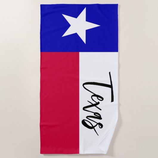 Texas-Flagge Strandtuch (Vorderseite)