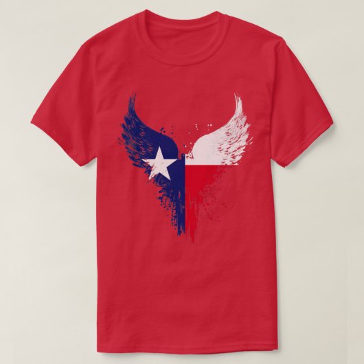 Texas-Flagge T-Shirt (Design vorne)