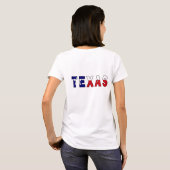 Texas-Flagge T-Shirt (Schwarz voll)