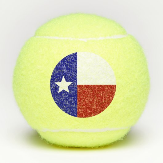 Texas-Flagge Tennisbälle (Vorderseite)