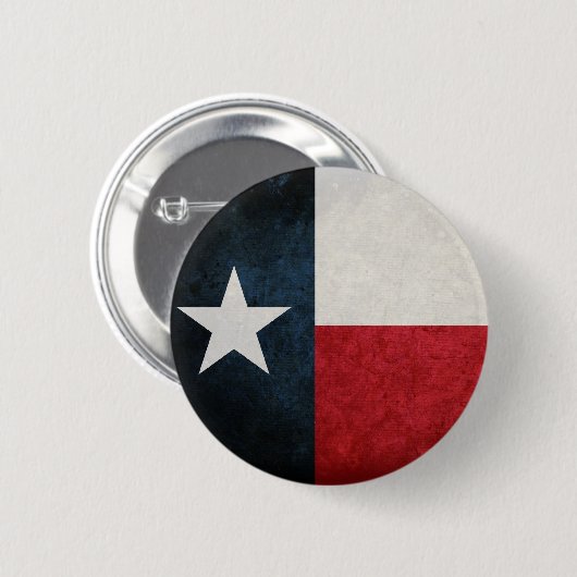 Texas-Flagge; Texan; Button (Vorne & Hinten)