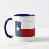 Texas-Flagge - Texas-Bürgschaft Tasse (Links)