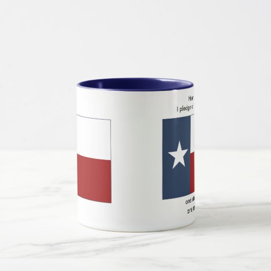 Texas-Flagge - Texas-Bürgschaft Tasse (Zentrum)