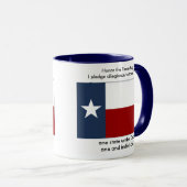 Texas-Flagge - Texas-Bürgschaft Tasse (VorderseiteRechts)