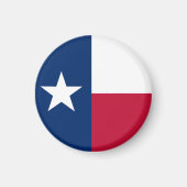 Texas flagge & Texas, USA - Urlaub/Sport Magnet (Vorne)