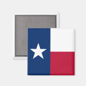 Texas flagge & Texas, USA - Urlaub/Sport Magnet (Vorderseite/Rückseite)
