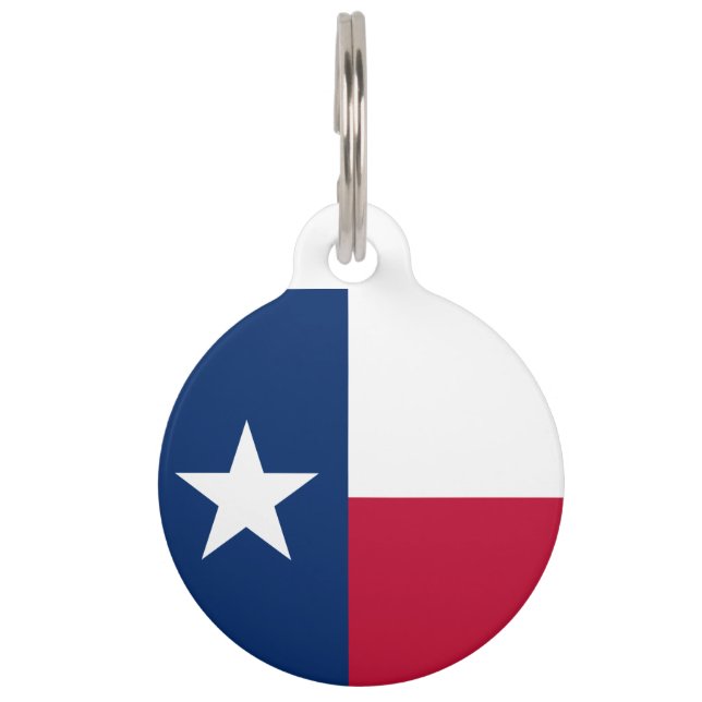 Texas-Flagge Tiermarke (Vorderseite)