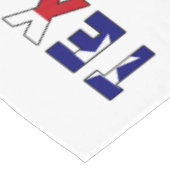 Texas-Flagge Tischdecke (Schrägansicht)