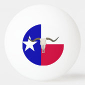 Texas-Flagge Tischtennisball (Vorderseite)