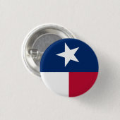 Texas-Flagge (vertikal) Button (Vorne & Hinten)