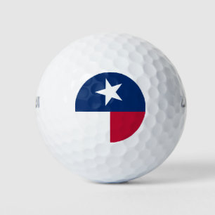 Texas-Flagge (vertikal) Golfball