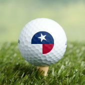 Texas-Flagge (vertikal) Golfball (Insitu T-Shirt)