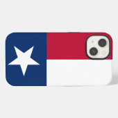 Texas-Flagge (vertikal) iPhone Hülle (Rückseite (Horizontal))
