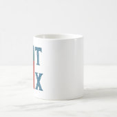 Texas-Flagge (vertikal) Kaffeetasse (Mittel)