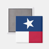 Texas-Flagge (vertikal) Magnet (Vorderseite/Rückseite)