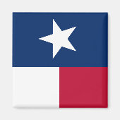 Texas-Flagge (vertikal) Magnet (Vorne)