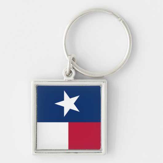 Texas-Flagge (vertikal) Schlüsselanhänger (Vorne)