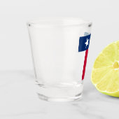 Texas-Flagge (vertikal) Schnapsglas (Links)