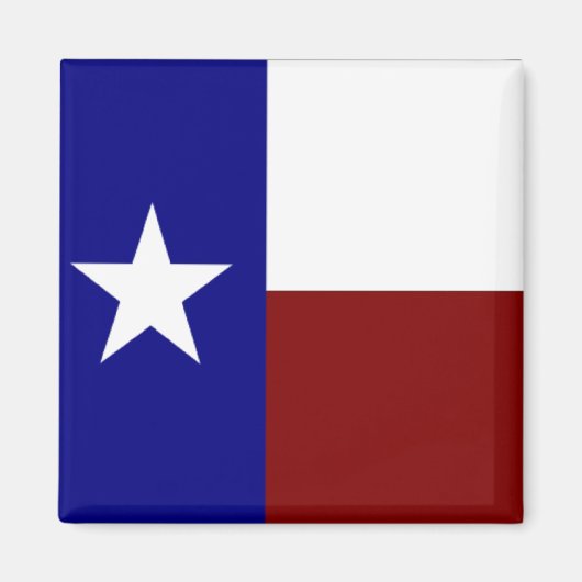 Texas: Flagge von Texas Magnet (Vorne)