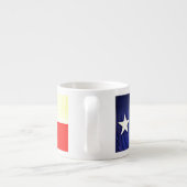 Texas-Flaggeespresso-Tasse Espressotasse (Rückseite)