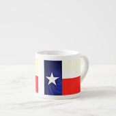 Texas-Flaggeespresso-Tasse Espressotasse (Vorderseite Rechts)